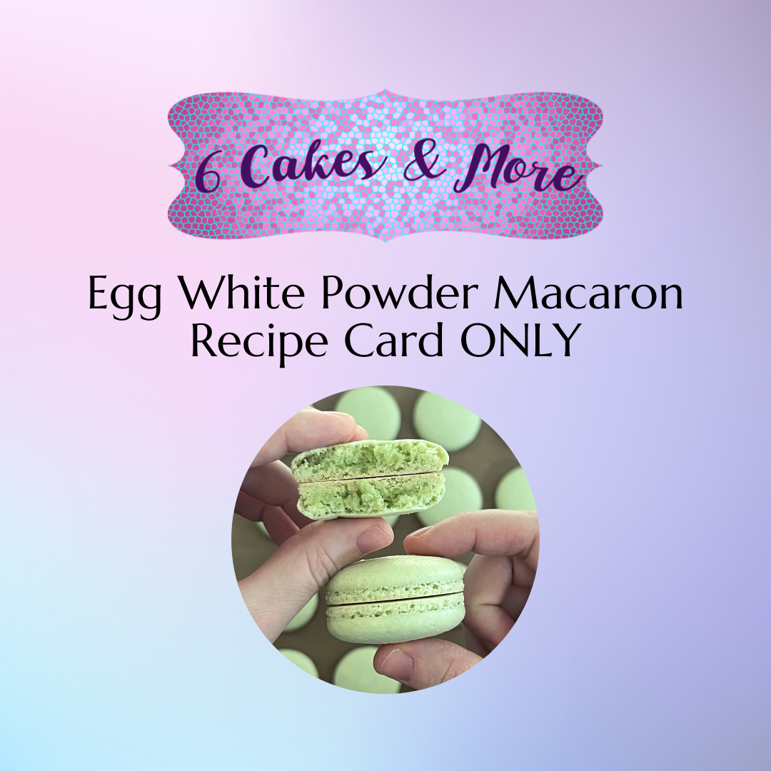 EWP Macaron Recipe Cards ONLY!